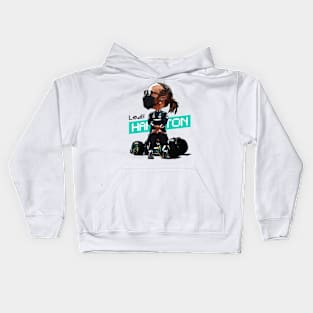 Lewis Hamilton - Pixel Art Kids Hoodie